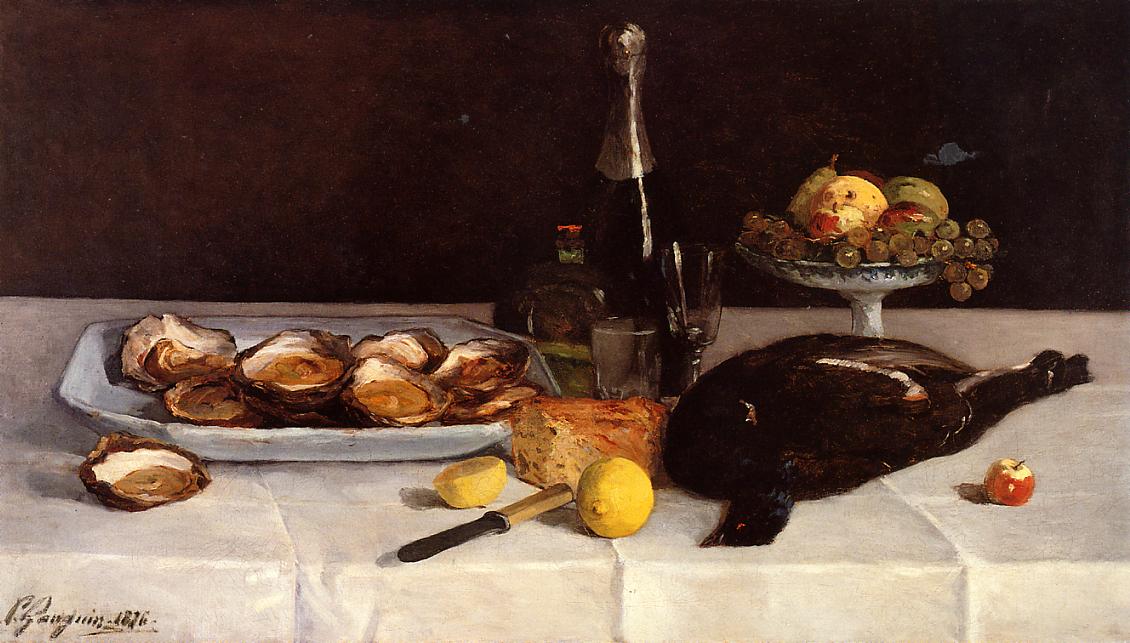 Still life with oysters 1876